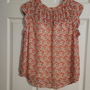Monteau, floral, blouse, large
